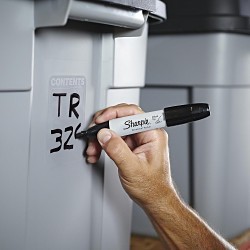 Sharpie® 38201 Permanent Marker, 5.3 mm Tip, Chisel Tip, Black